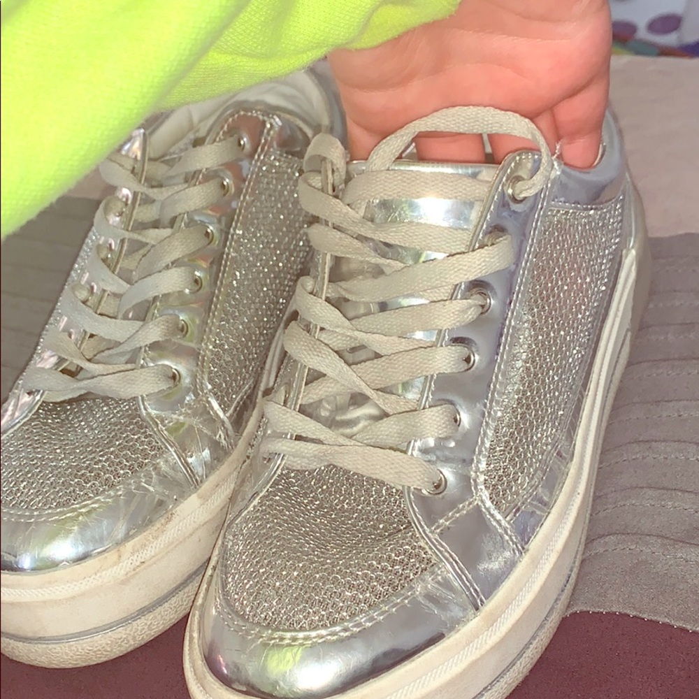 Primadonna transparent silver sneakers